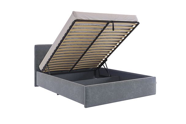 Каркас кровати Веста 160х200 см KM1.6-21.2171 графит (велюр) - Вид 8