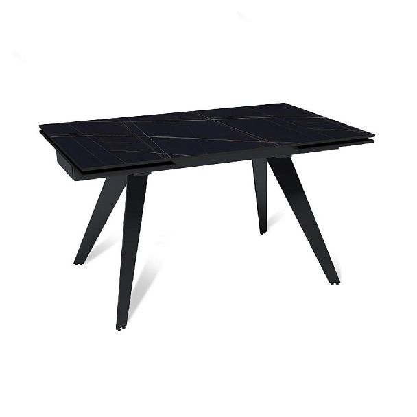 Стол раскладной Rhein (140+40+40), керамика матовая Blackgold - Вид 1