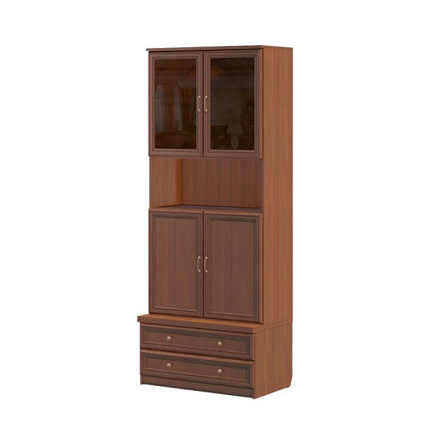 Шкаф "Версаль"  ПК-ВР-Ш2ЯВ229Х90СТ/35-В1-198 орех орвието - Вид 1