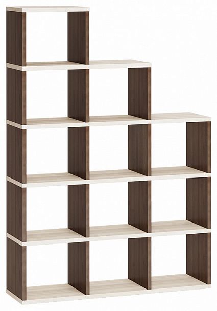 Стеллаж Бартоло СЛД 5 Карамель/Шамони - Вид 1