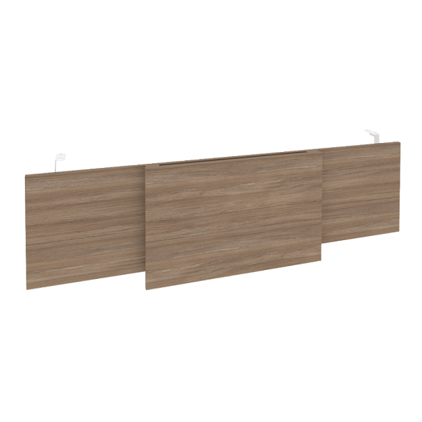 Onix Direct Царга стола руководителя O.M-CSR-5 Дуб аризона/Белый металл 1540*450*54 - Вид 1