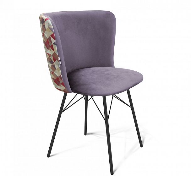 Стул Sheffilton SHT-ST36-4/S64 сумеречная орхидея/черный муар - Вид 1