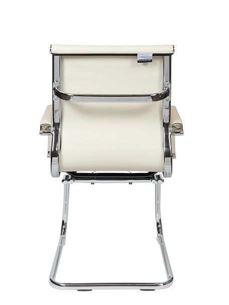 Кресло Техно CF / хром / слоновая кость экокожа - Вид 5