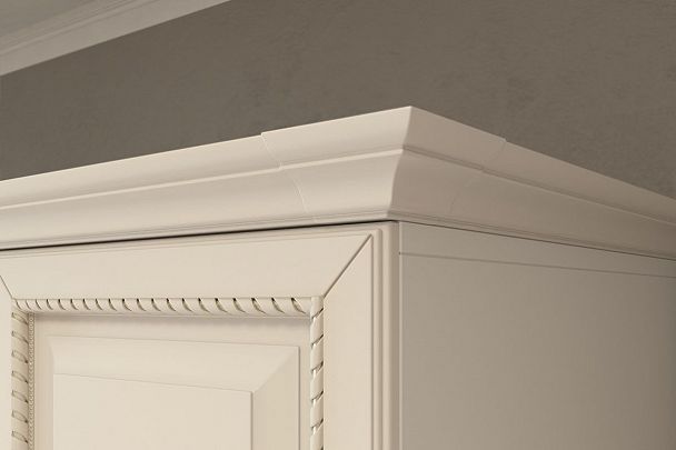 Белла Шкаф 3-створчатый SMB-11.1651 белый/джелато софт - Вид 3