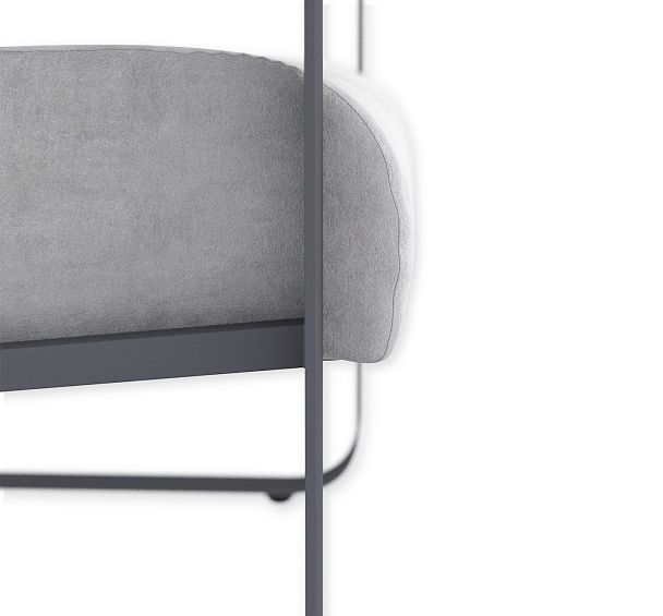 Кресло Sheffilton SHT-AMS1-2 серое утро/антрацит - Вид 7