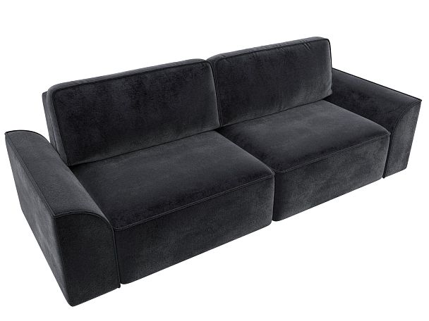 Диван прямой Лига-048 НПБ Велюр серый - Вид 6