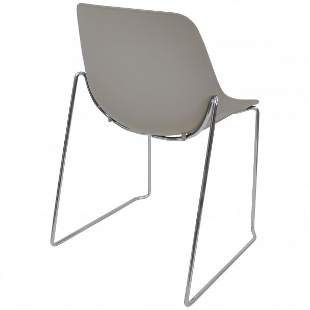 Стул Q5 (пруток), серый, стопируемый - Вид 2