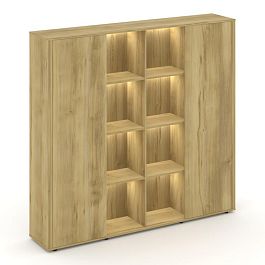 Касл Шкаф-гардероб левый CS.D-GPD-1.2 (L) Дуб Винченцо 2256*450*2110 - Фото предпросмотра
