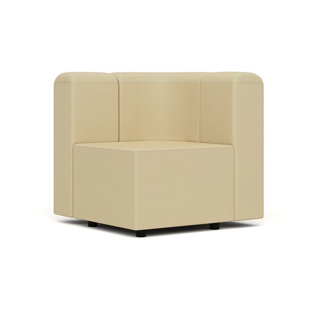 Угловая секция Юнона Un/ygl экокожа бежевая CN1123 - Вид 1