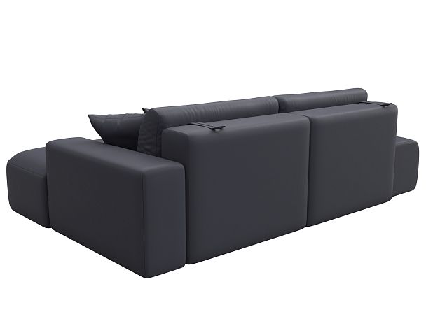 Диван угловой Лига-036 НПБ Модерн правый угол Экокожа серый - Вид 6