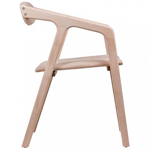 Стул деревянный для дома Fendi, бежевый - Вид 3