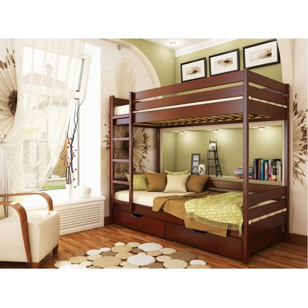 Двухъярусная кровать "Нота" береза - Вид 4