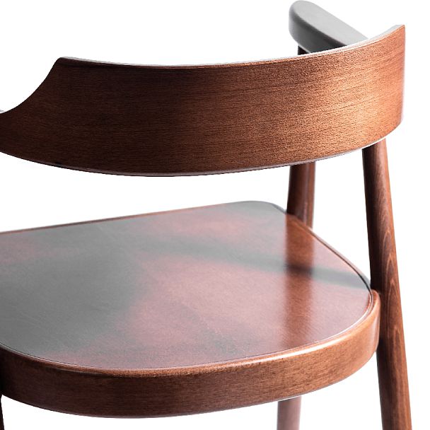 Комплект деревянных стульев с подлокотниками Боэн светлый орех, 4 шт. - Вид 11