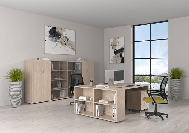 Тумба приставная 2-х дверная Формула ФР 206 ольха европейская - Вид 5