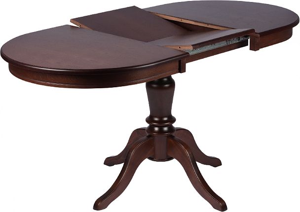 Стол деревянный раздвижной Анфея 110(150)х75х76 Темный орех - Вид 3