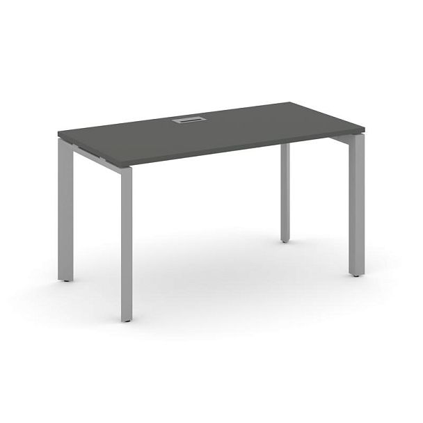 Style Project Next Стол письменный SN-59P.SP-012 Антрацит/Металл Серый/Серебро Заглушка 1180*700*750 - Вид 1