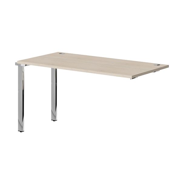 Стол промежуточный XIGST 1470.1 Бук Тиара/Нержавеющая сталь 1400х700х750 XTEN GLOSS - Вид 1
