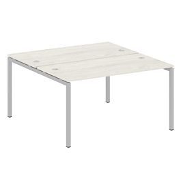 Metal System Quattro Р. ст. на П-образном м/к 40БП.РАС-СП-2.3 Дуб наварра/Серый металл 1400*1475*750 - Фото предпросмотра