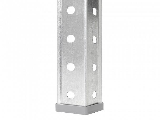 Стеллаж ES 150KD/75Х30/4 оцинкованный - Вид 6