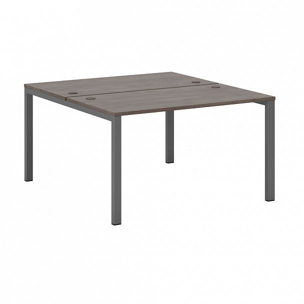 Бенч-система две столешницы New Line 135x146,6x75 дуб шамони темный - Вид 1