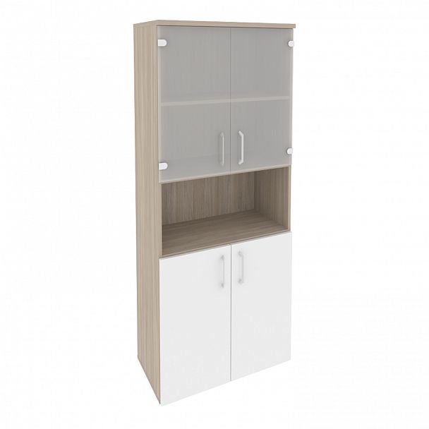 Шкаф "Onix" O.ST-1.4 дуб аттик/белый - Вид 1