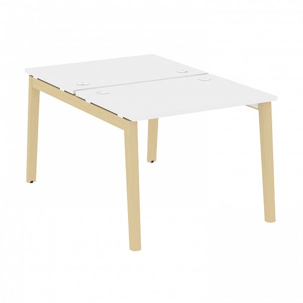 Рабочая станция "Onix wood" OW.D.RS-2.1.7 белый/дуб светлый - Вид 1