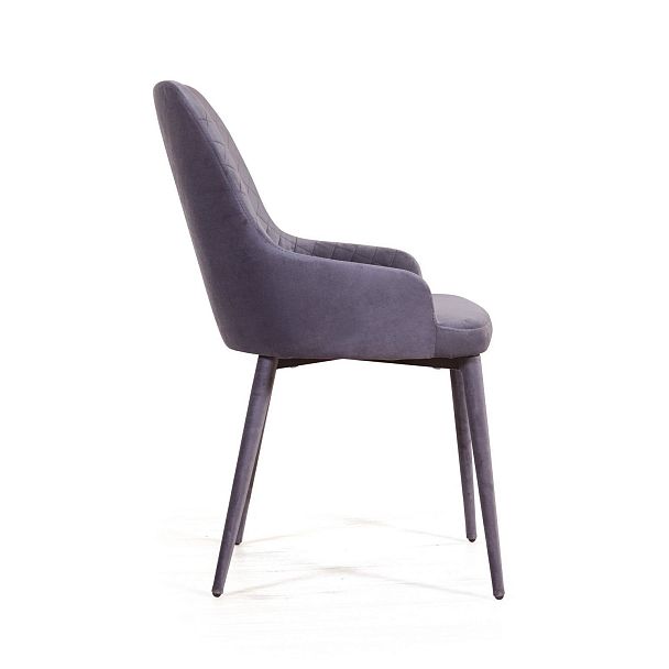 Стул Douglas ромб, бархат серый 27 - Вид 3