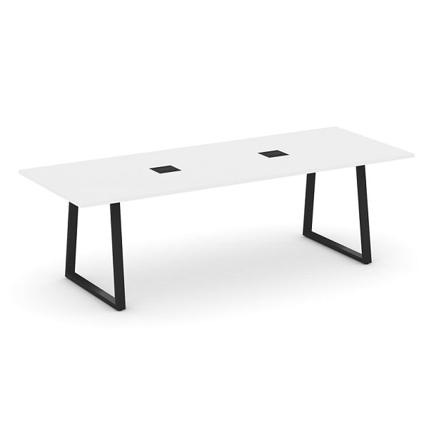 Style Project Direct Direct Стол переговорный SN-6T1.SPRG-258 Белый/Металл Черный 2580*980*750 - Вид 1