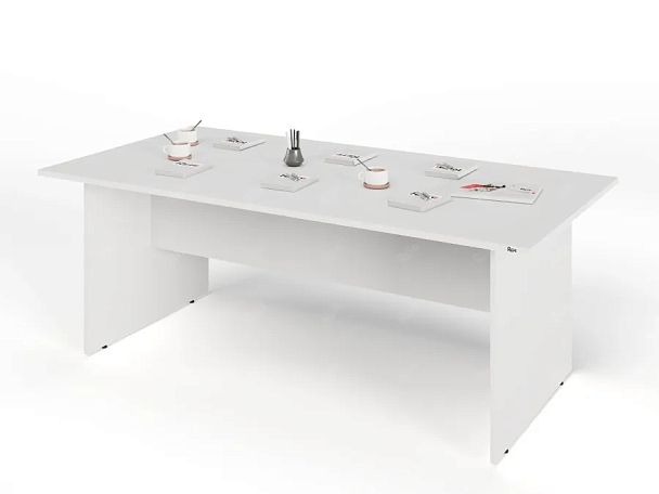 ЛАЙТ / LIGHT RLG009-20x10 Конференц-стол 200x100x75 Белый - Вид 3
