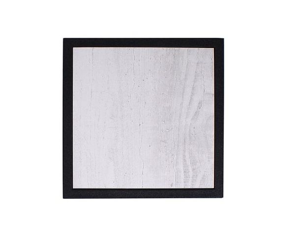 Стол придиванный Империя 330*330 Н600, ЛДСП 16мм Бетон Пайн Белый, металлокаркас цвет черный шелк Бетон Пайн Белый, металлокаркас цвет черный шелк - Вид 4