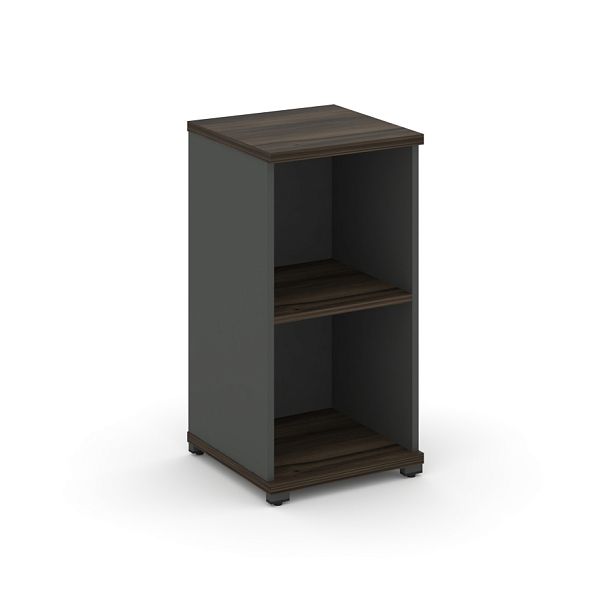 Concept Стеллаж 1 узкая секция, 2 ниши CN.STU-210 Дуб Мали/Антрацит/Металл Антрацит 420*420*818 - Вид 1