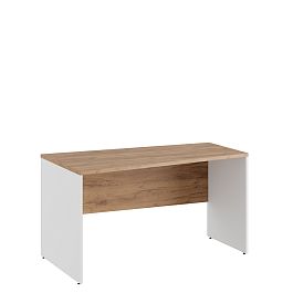 Стол трапеция левый Tess 140x80x75 дуб крафт золотой - Фото предпросмотра