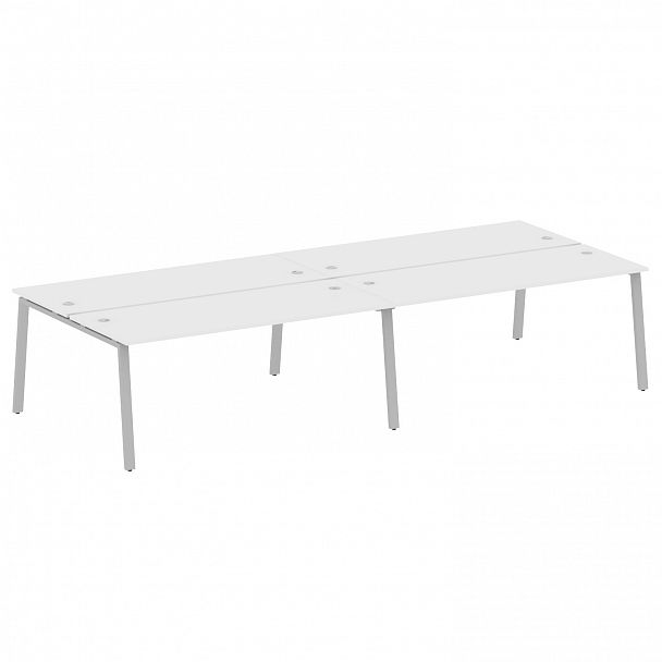 Рабочая станция "Metal System" БА.СМ-4.5 белый/серый - Вид 1