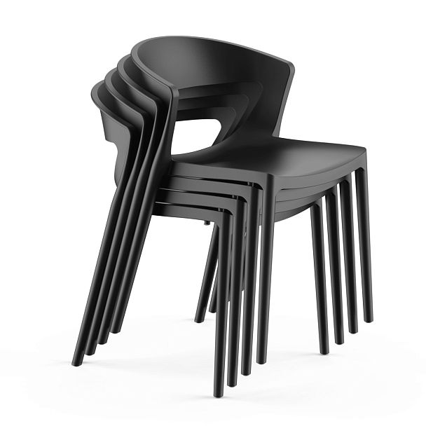 Стул Evok, черный - Вид 5