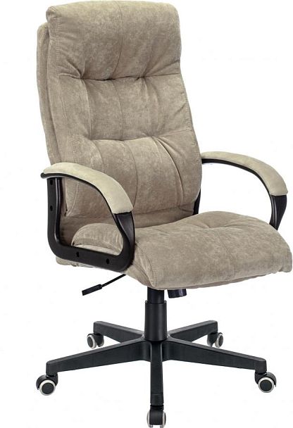 Кресло руководителя Бюрократ CH-824 Fabric песочный Light-21 крестов. пластик - Вид 1