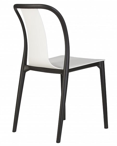 Стул обеденный DOBRIN ADAM (черный/белый) - Вид 4