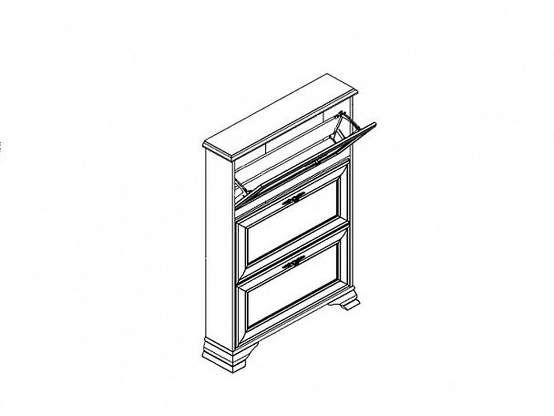 Тумба для обуви Кентаки SFB3B - Вид 3