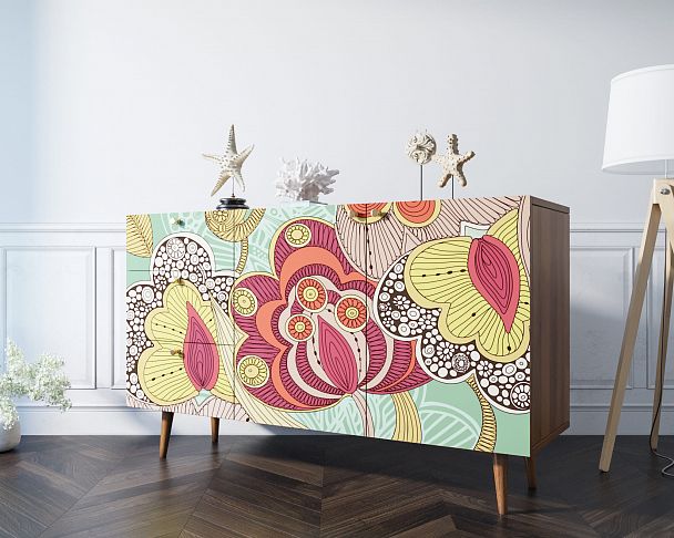 Комод "Berber" с двумя дверками и ящиками принт 6 - Вид 5