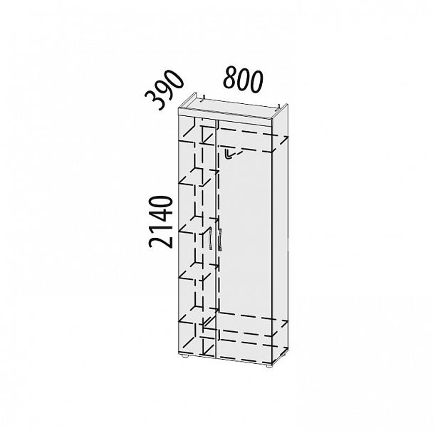 Прихожая "Мэри" 5 - Вид 3