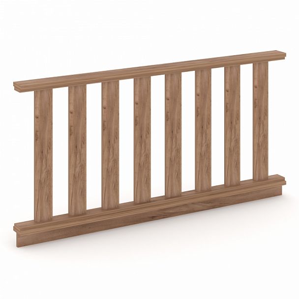 Барьер для зала суда "KODEX" KD.BZ-17 Дуб Табак - Вид 1