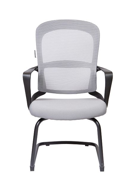 Кресло офисное / Play CF grey / черный пластик / серая ткань / серая сидушка - Вид 4