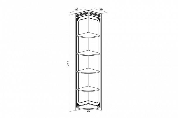 Стеллаж Ассоль плюс АС-54 - Вид 3