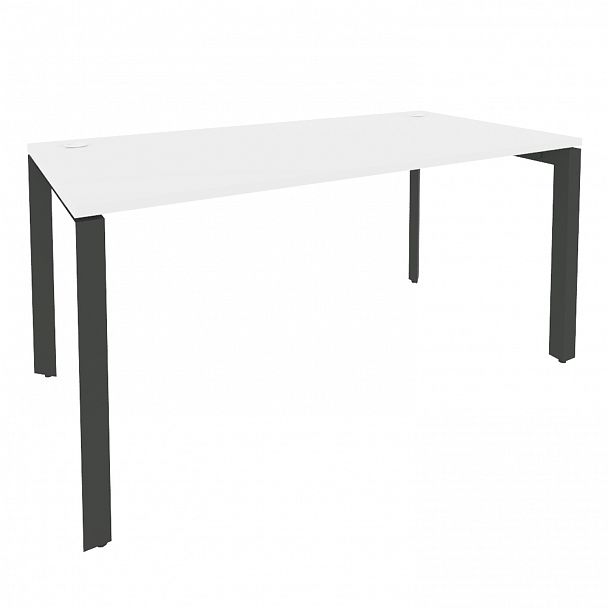 Стол рабочий "Onix" O.MP-SP-4.8 белый/антрацит - Вид 1