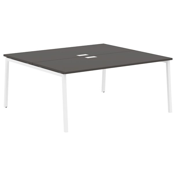 Стол 2-х местный ELWST 1716 Мокко/Белый 1760х1606х750 EDIS - Вид 1