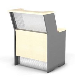 Стойка прямая высокая с вырезом 800 Берлин Береза Майнау РП.В 08 - Фото предпросмотра