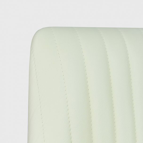 Барный стул Гарри, белый, с вертикальной отстрочкой - Вид 8