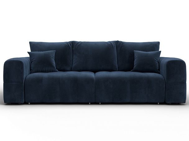 Диван прямой Лига-110 НПБ Велюр синий - Вид 2