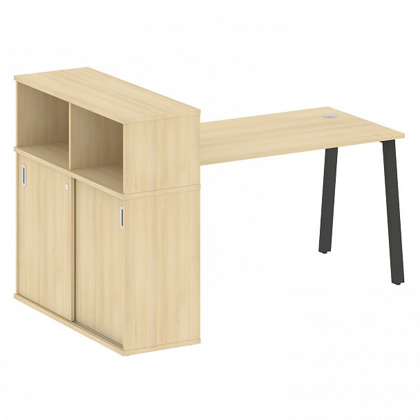 Рабочая станция "Metal System" БА.РС-СШК-3.3 акация/антрацит - Вид 1