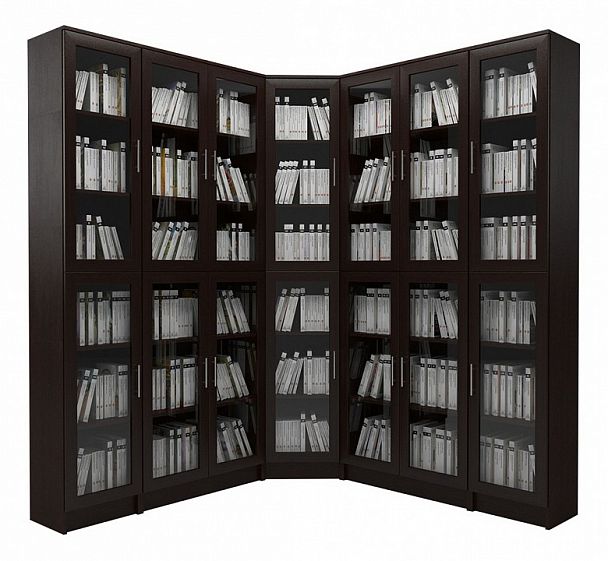 Шкаф книжный Мебелайн-16 - Вид 1