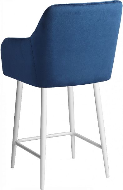 Комплект полубарных поворотных кресел Барли К, Confetti blue/белый, 4 шт. - Вид 6